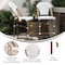 Flash Furniture Lourdes Stackable IndoorOutdoor French Bistro 30 High Barstool, WhiteGray and Bamboo Finish SDA-AD642001-F-BS-WHGY-NAT-GG - alternate 7